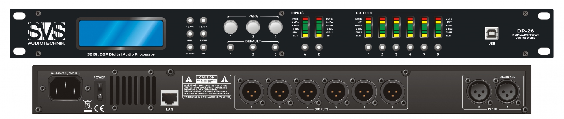 SVS Audiotechnik DP-26 Цифровой процессор: 2 входа 6 выходов в Кызыле