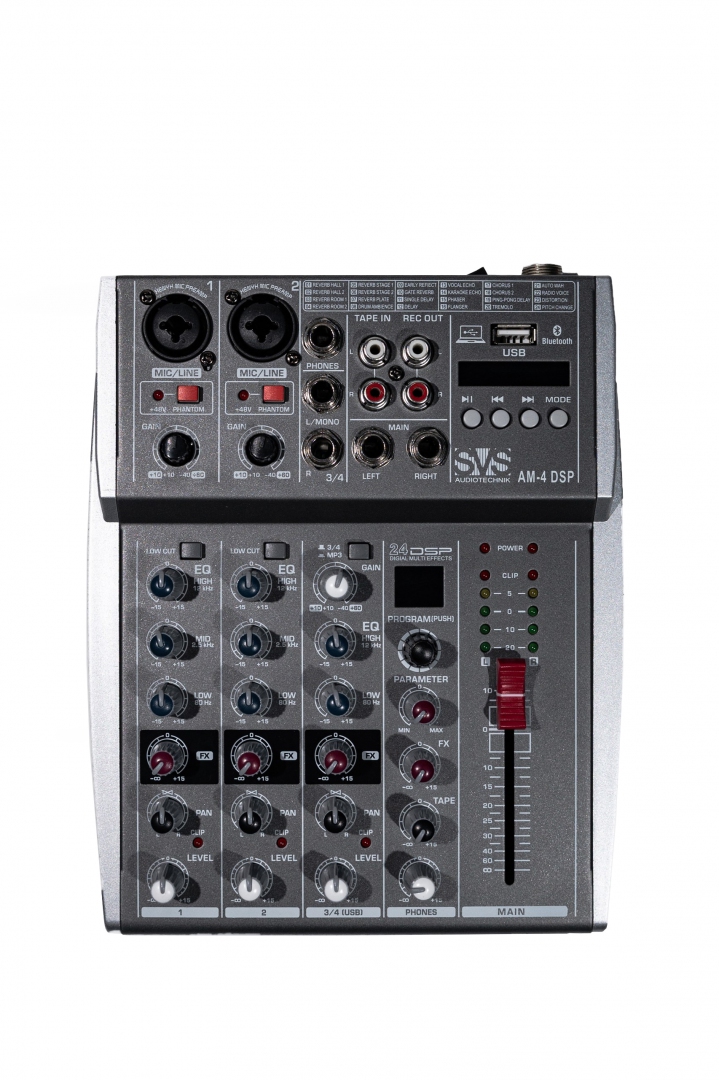 SVS Audiotechnik mixers AM-4 DSP Аналоговый микшерный пульт, 4-канала в Кызыле