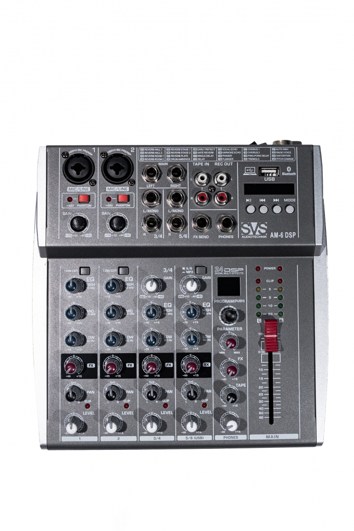 SVS Audiotechnik mixers AM-6 DSP Микшерный пульт аналоговый, 6-канальный SVS Audiotechnik mixers в Кызыле